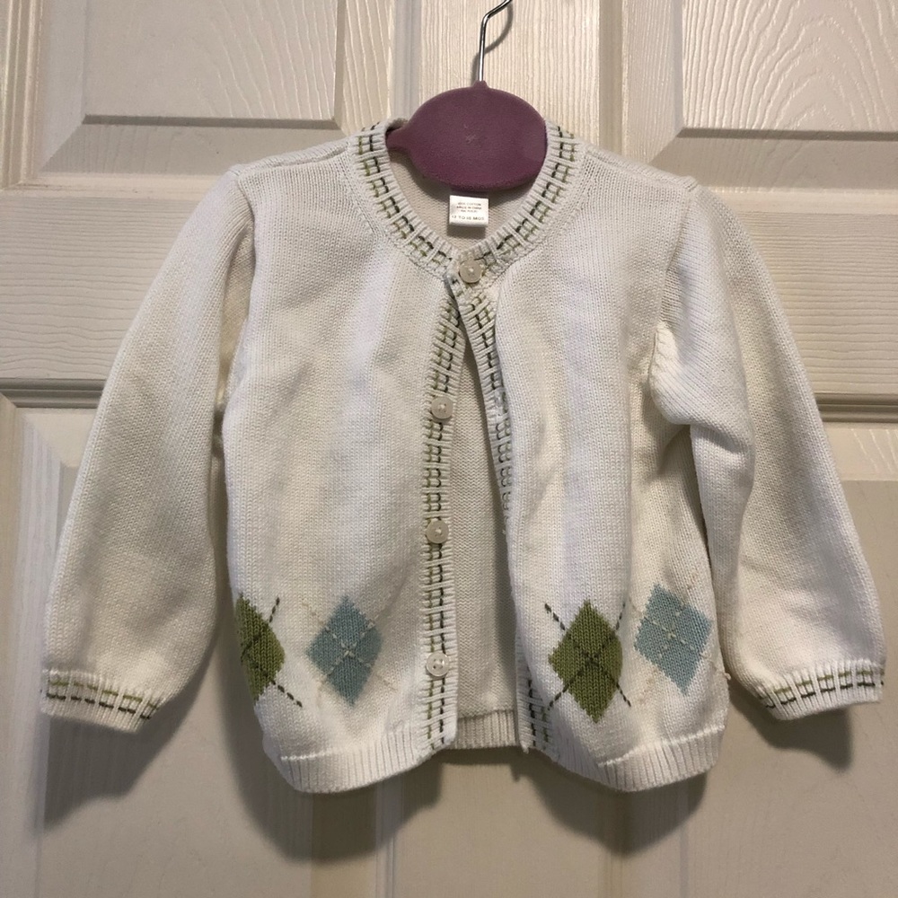 Janie and Jack Layette cardigan